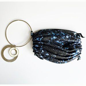 David Galan Mini Leather Clutch